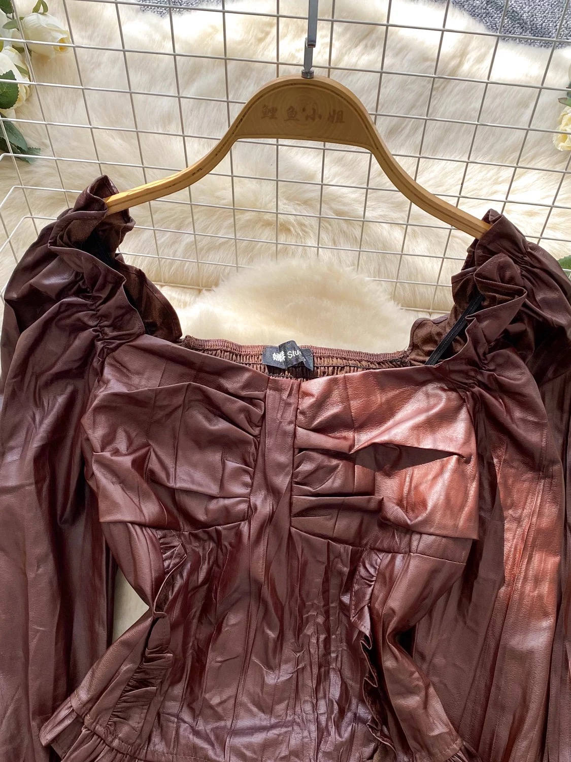 Cuteness overload leather top CTO1074 images